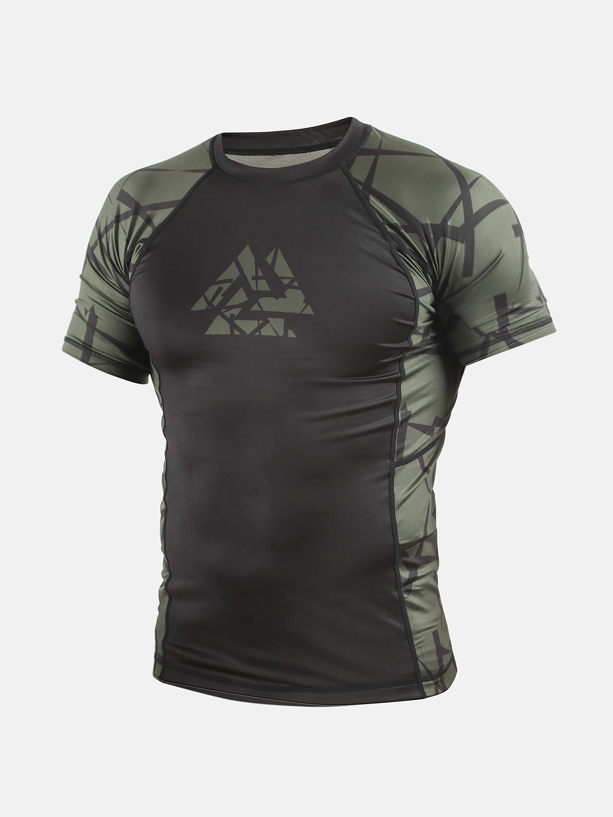 Peresvit Rival Rashguard Riffle Green Shortsleeve, Photo № 3